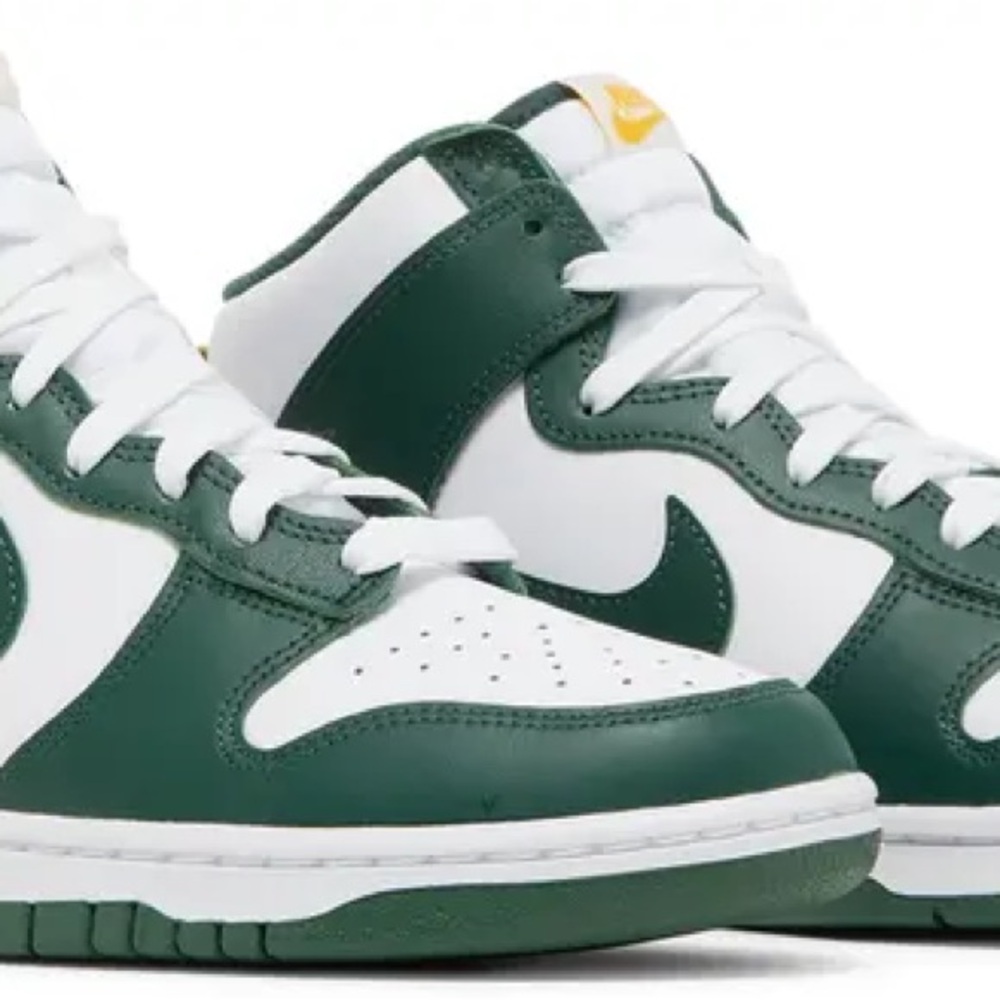 Nike Dunk High Australia Noble Green White Gold DD1399-300 - Picture 16 of 16